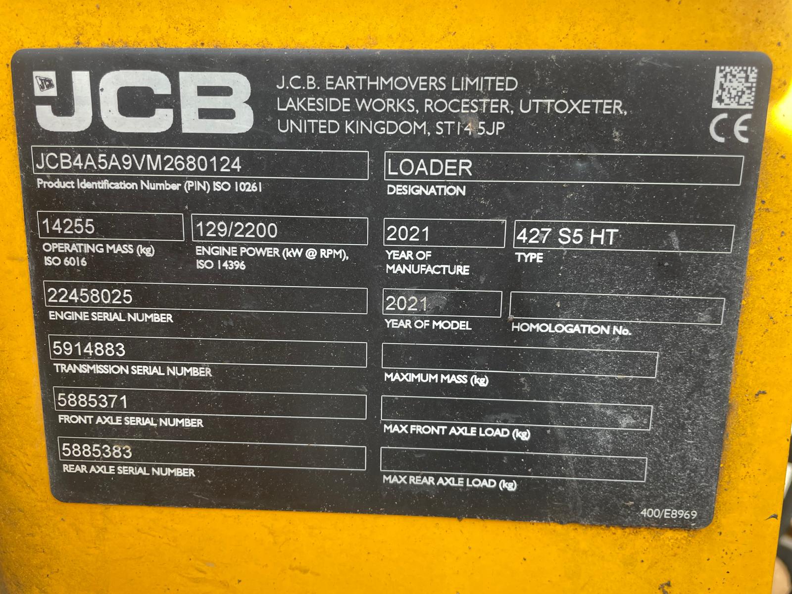 JCB 427 HT S5