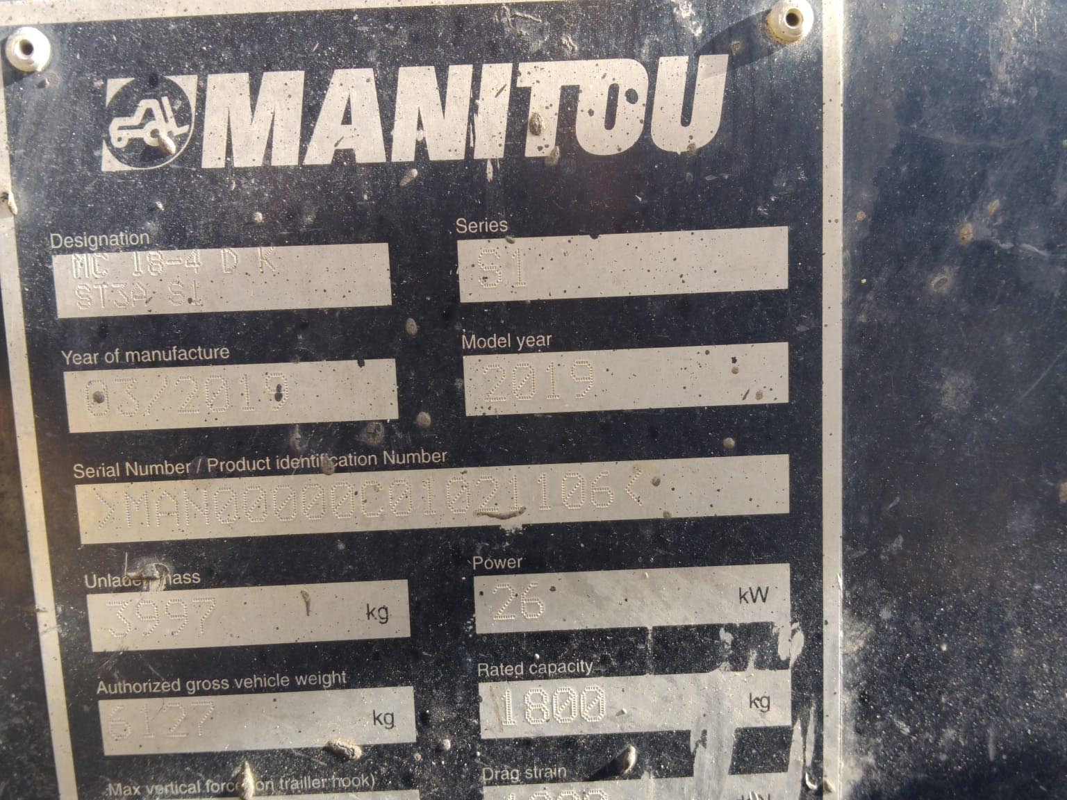 MANITOU MC18.4 D