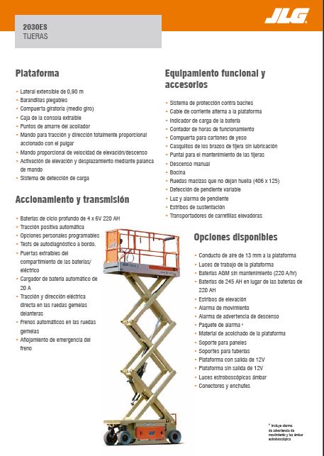 JLG 2030ES