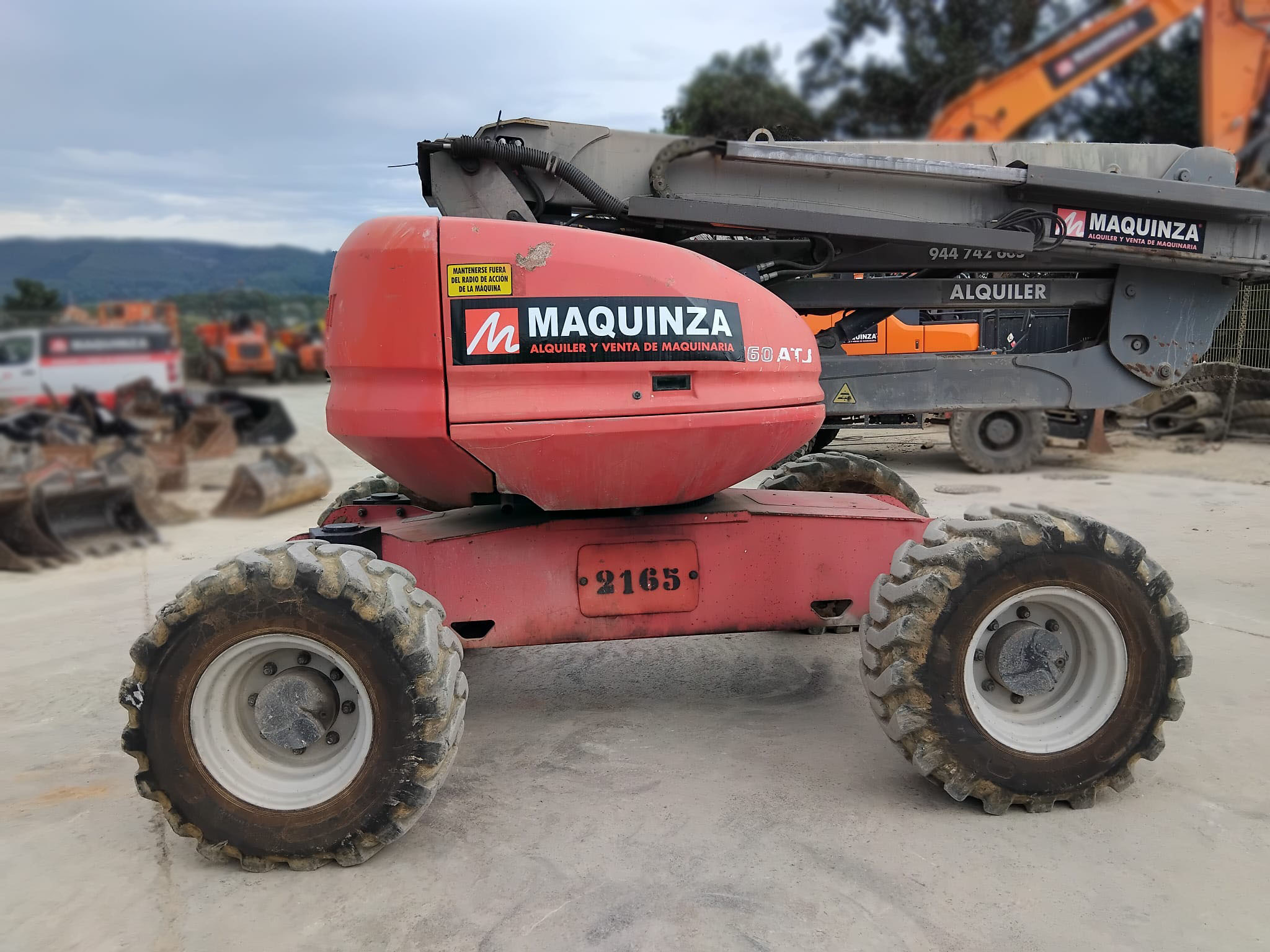 MANITOU 160ATJ OSCILLATING AXLE.