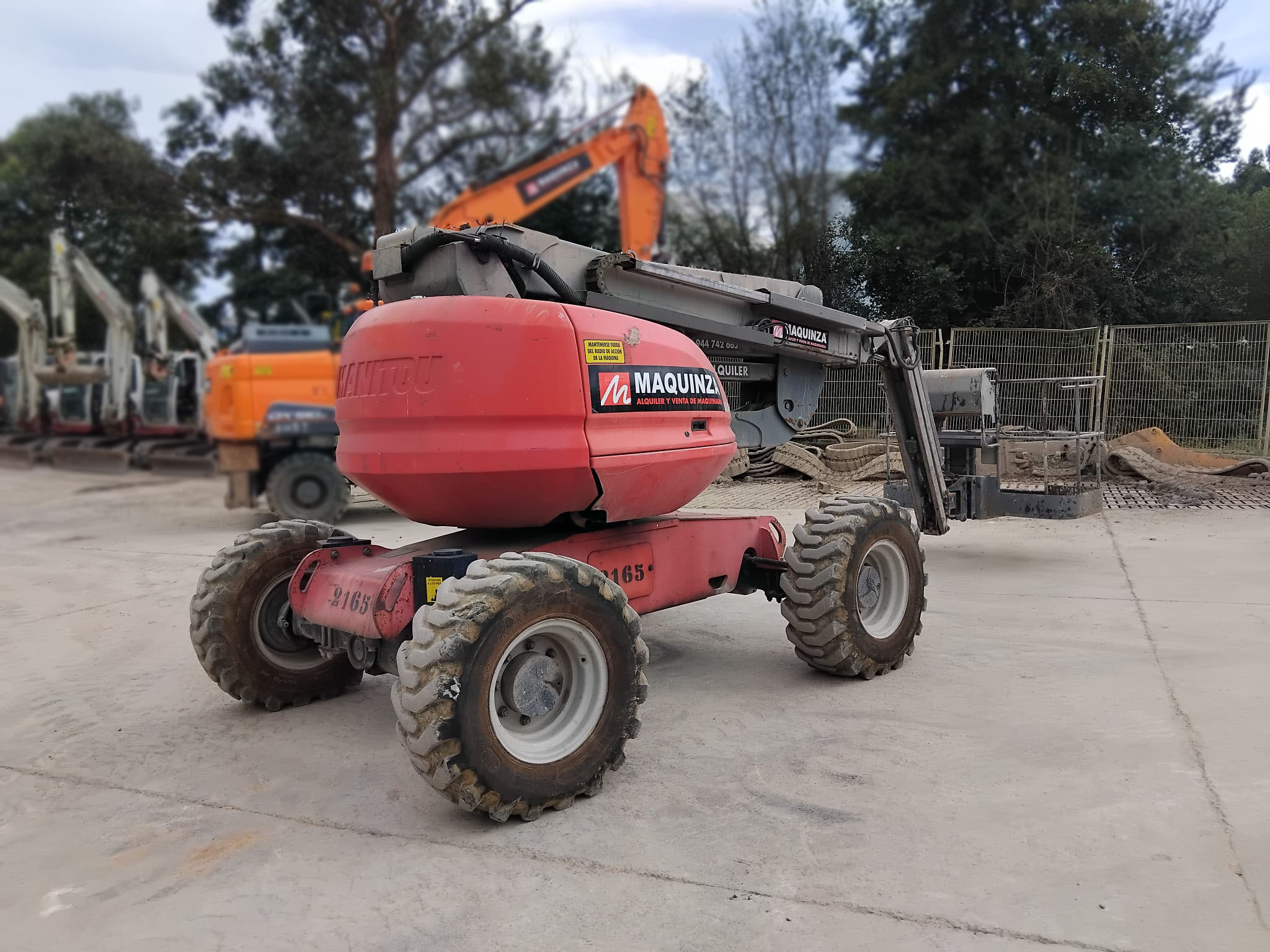 MANITOU 160ATJ OSCILLATING AXLE.