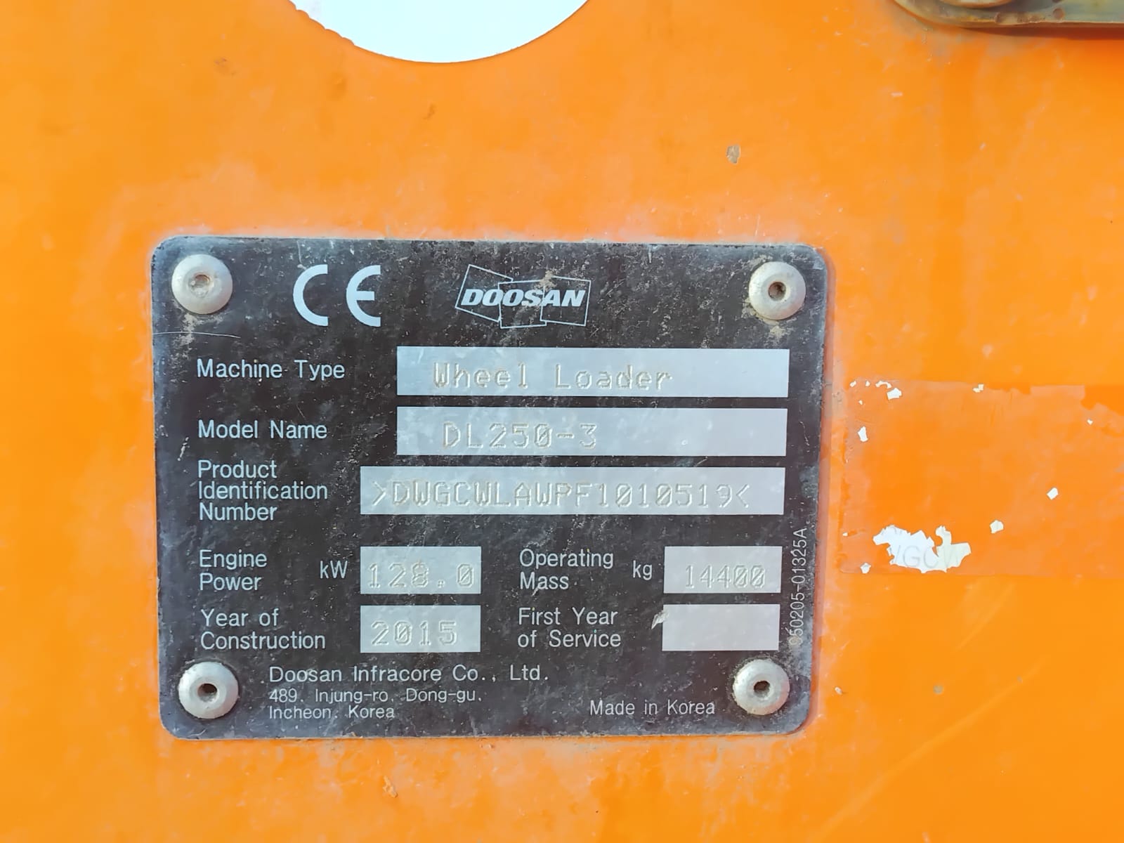 DOOSAN DL250-3