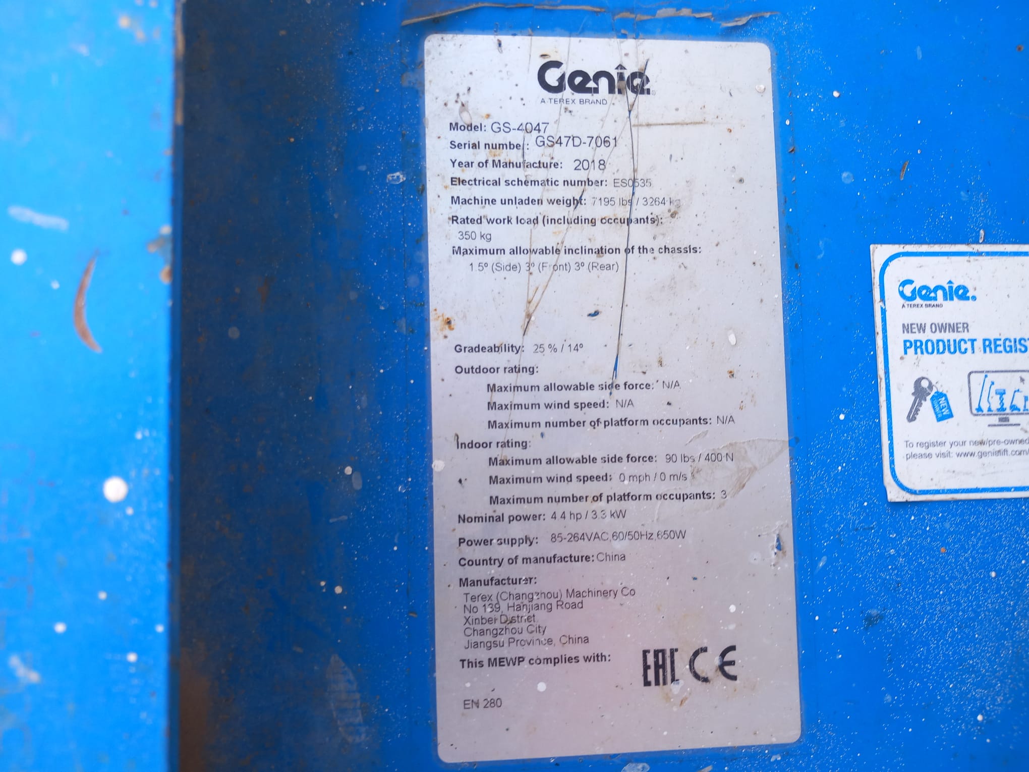 GENIE GS4047