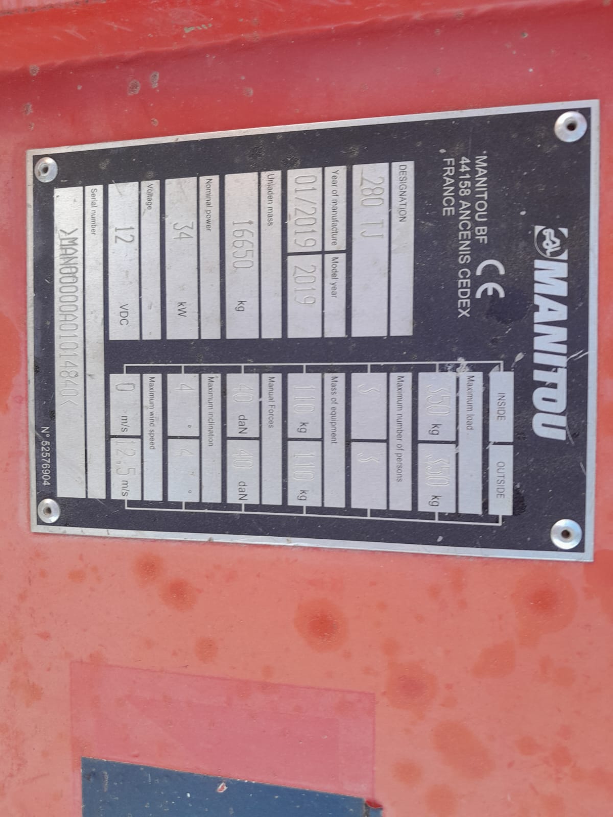 MANITOU 280TJ