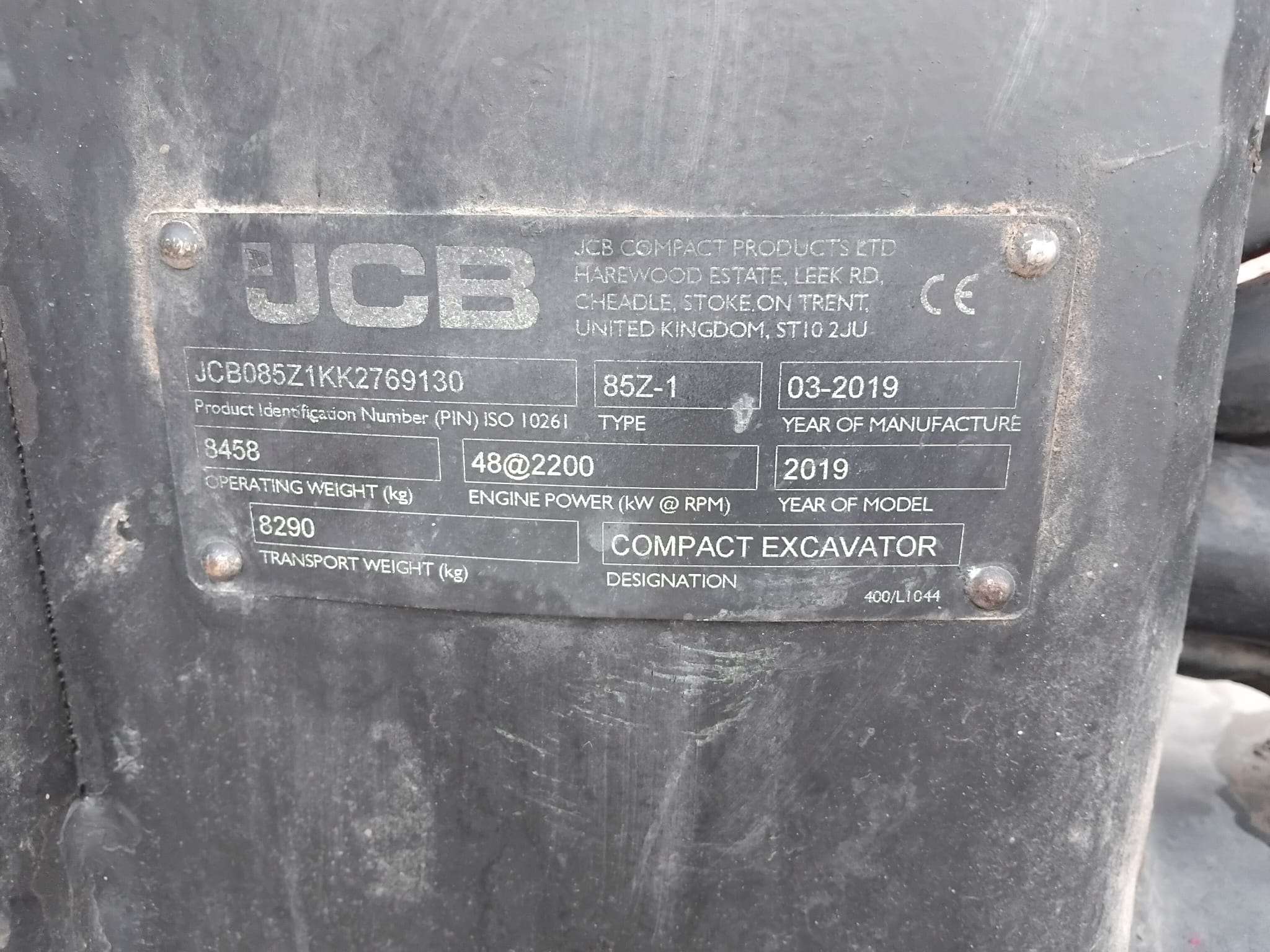 JCB 85Z
