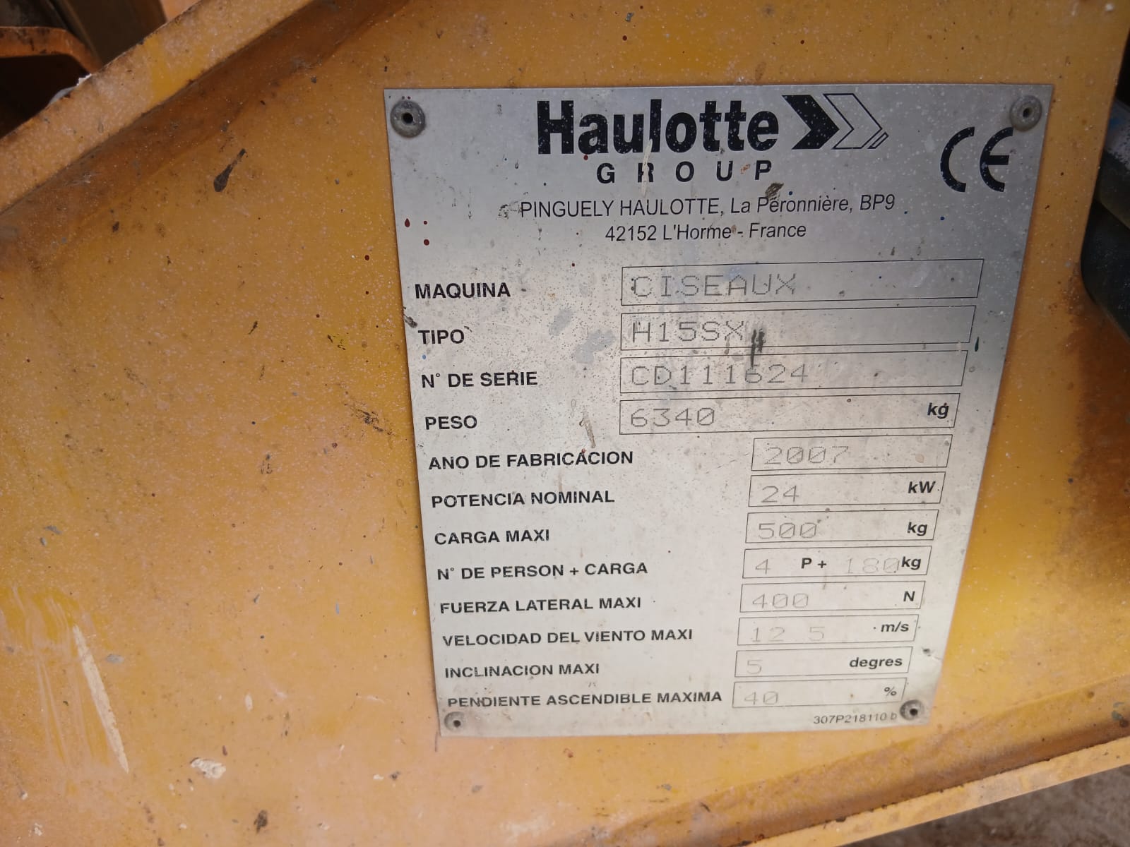 HAULOTTE H15SX