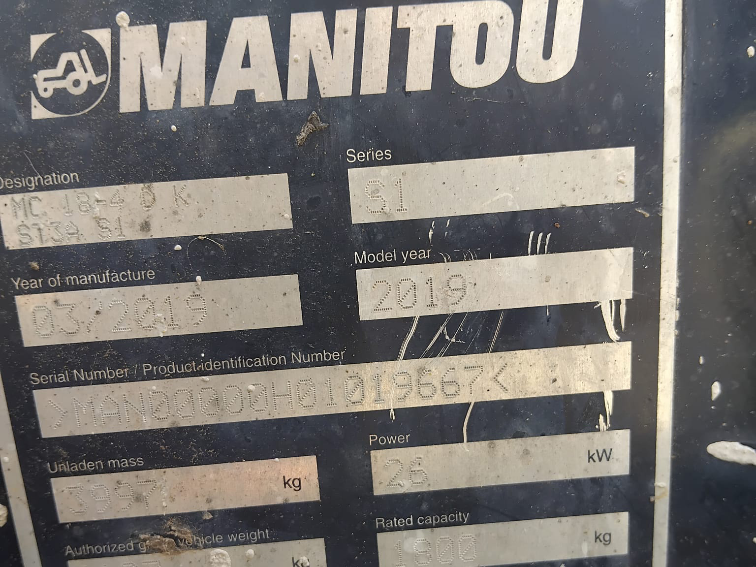 MANITOU MC18.4 D