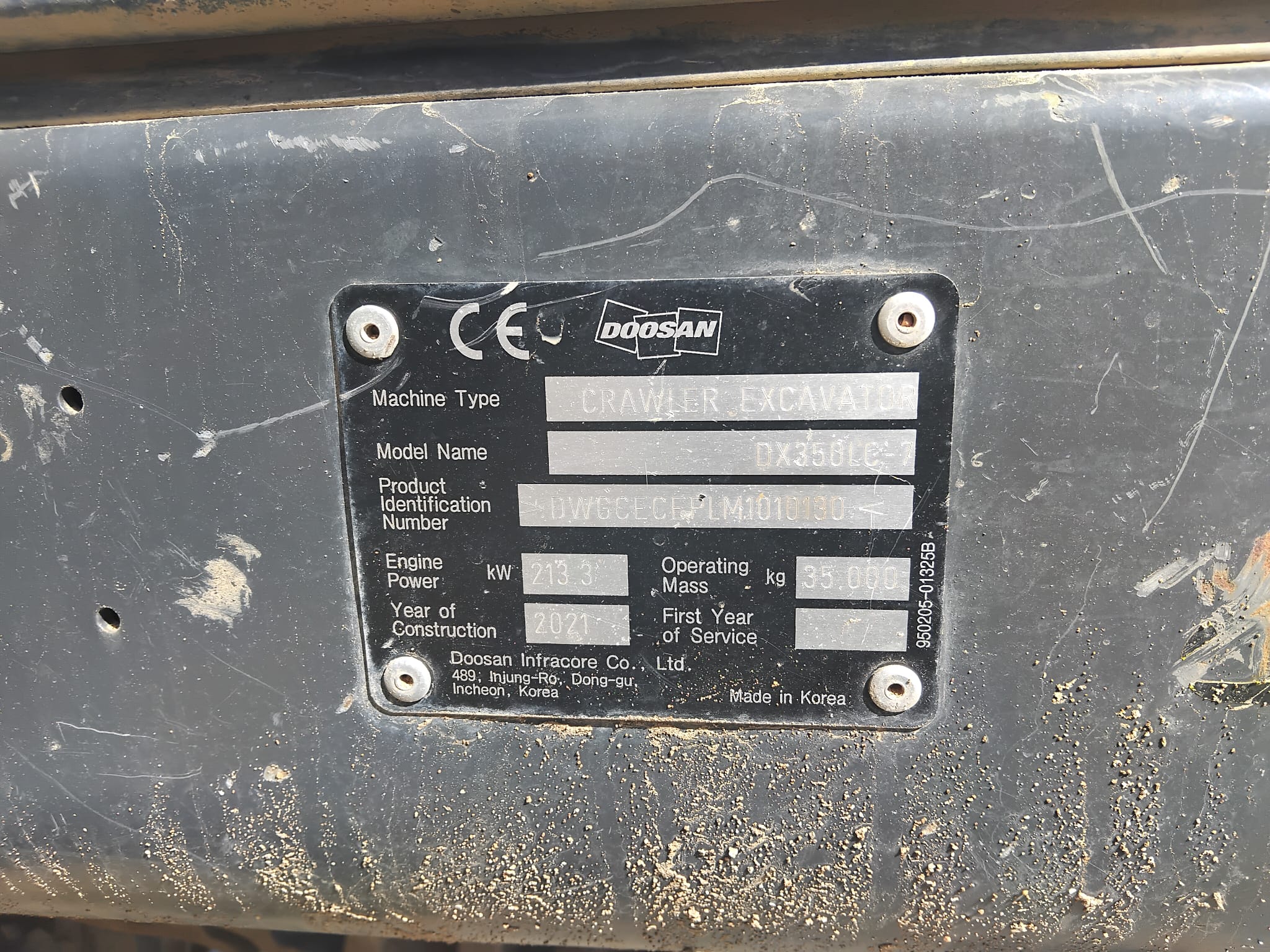 DOOSAN DX350LC-7